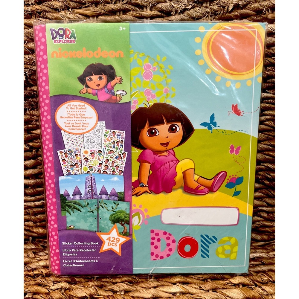 Vintage Nickelodeon Dora the Explorer‎  Sticker Collecting Book 429 pcs NEW!NOS!